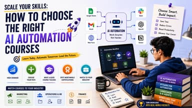 Scale Your Skills: How to Choose the Right AI Automation Courses