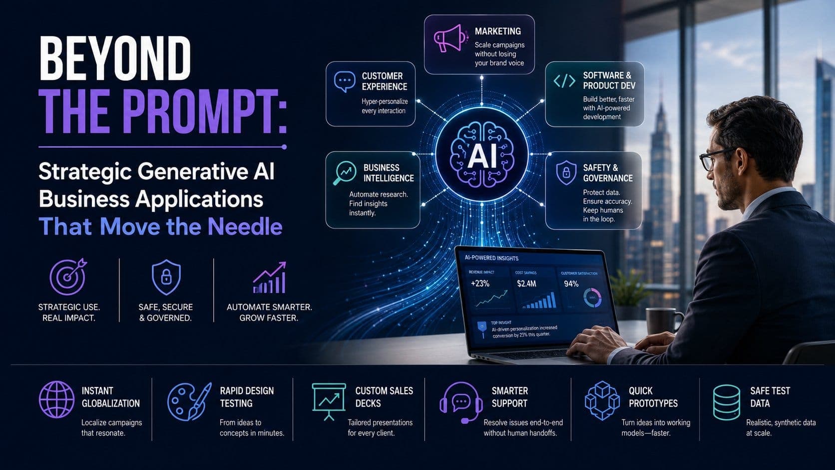 Beyond the Prompt: Strategic Generative AI Business Applications That Move the Needle