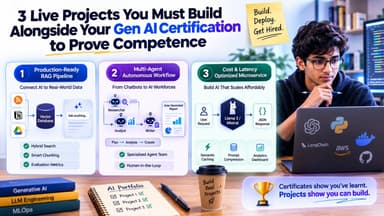 3 Live Projects You Must Build Alongside Your Gen AI Certification to Prove Competence