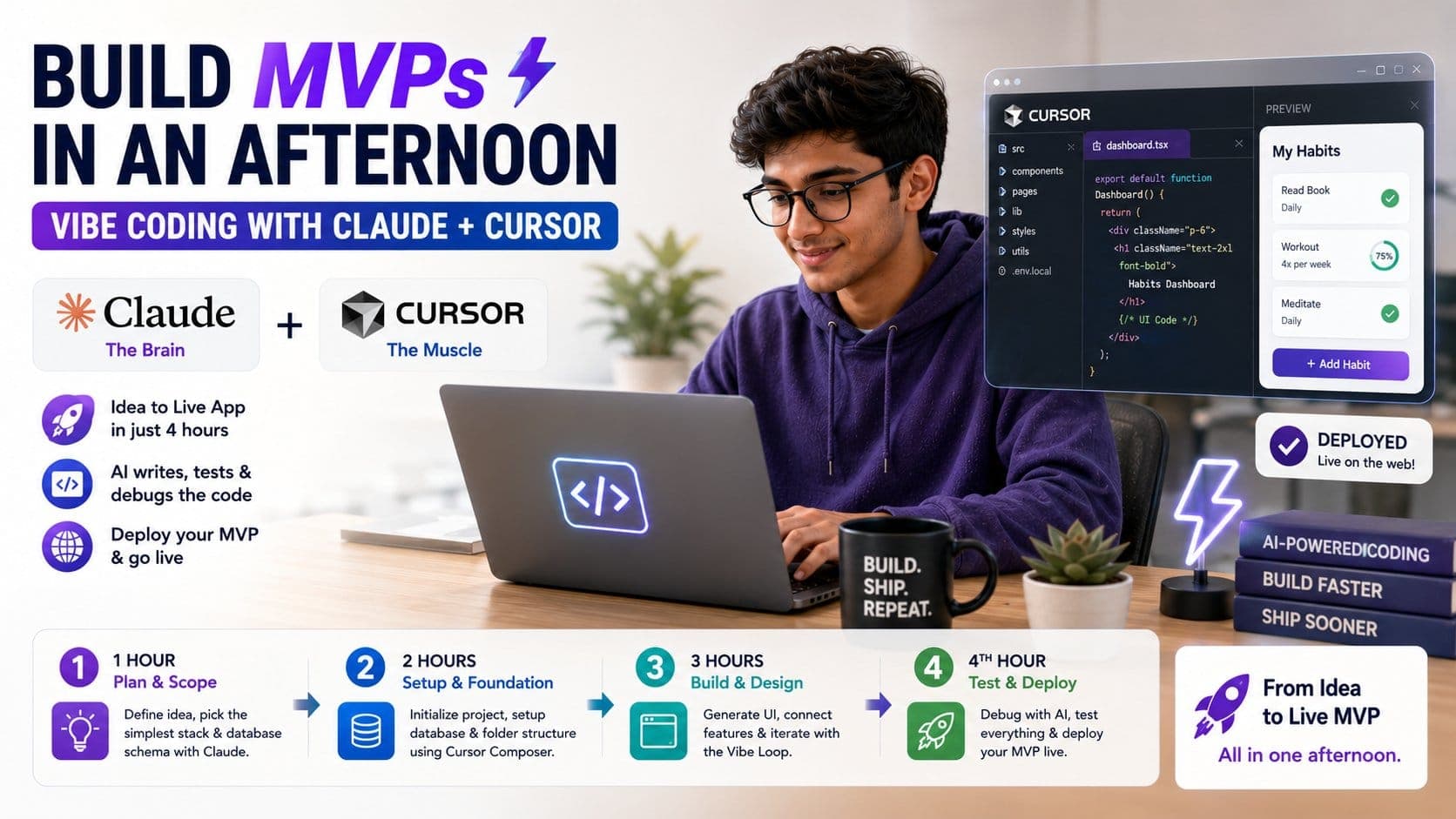 How Vibe Coding with Claude and Cursor Allows You to Build MVPs in an Afternoon