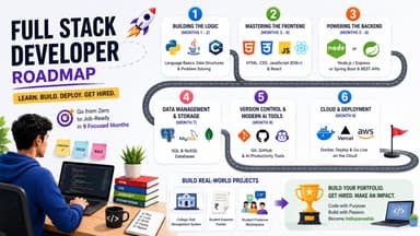 Complete Full Stack Developer Roadmap for B.Tech & BCA Aspirants