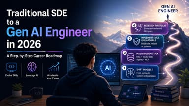 Traditional SDE to a Gen AI Engineer in 2026: A Step-by-Step Career Roadmap
