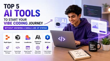 Top 5 AI Tools to Start Your Vibe Coding Journey Without Knowing a Single Line of Syntax