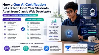 How a Gen AI Certification Sets B.Tech Final Year Students Apart from Classic Web Developers