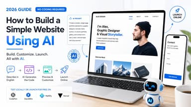 How to Build a Simple Website Using AI (No Coding Required)